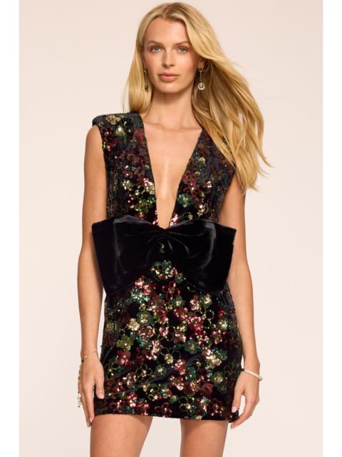 RAMY BROOK Kimberly Sequin V-Neck Mini Dress