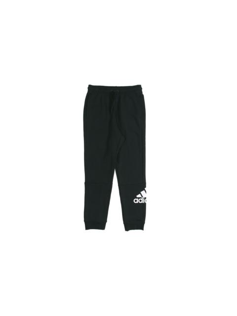 adidas Stylish Knit logo Bundle Feet Sports Long Pants Black DQ1445