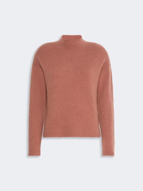 Max Mara ZODIACO Relaxed-cut cashmere yarn sweater - DARK PINK