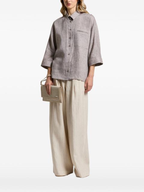 PESERICO chest-pocket blouse