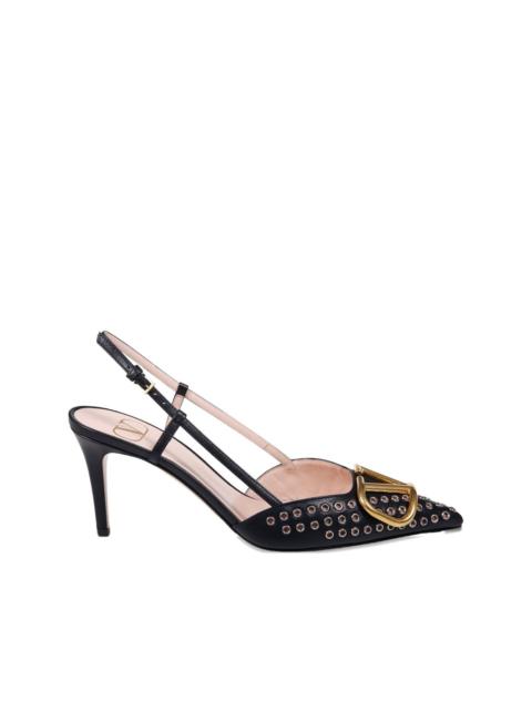 800mm VLogo studded pumps