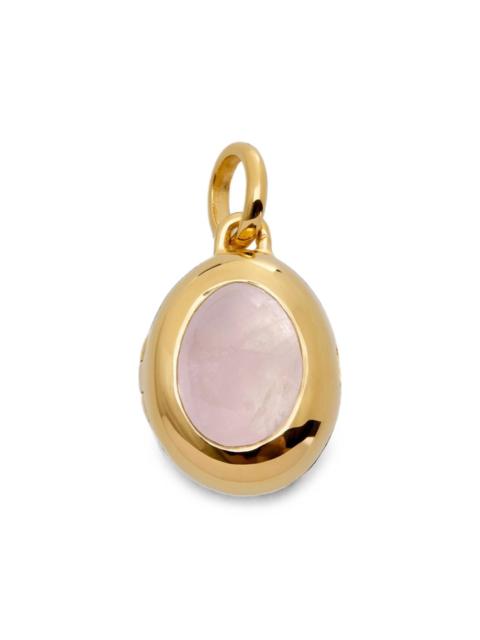 MONICA VINADER October birthstone locket necklace