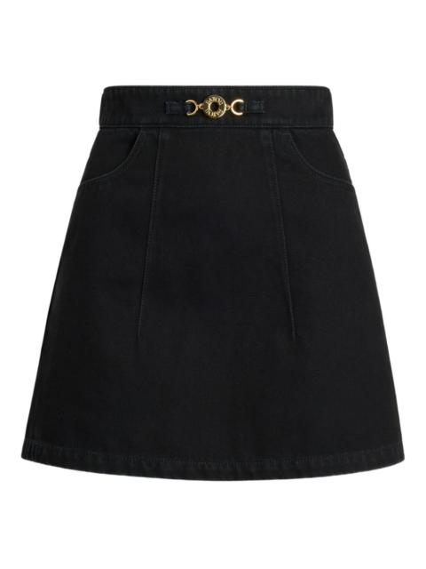 PATOU embellished A-line mini skirt