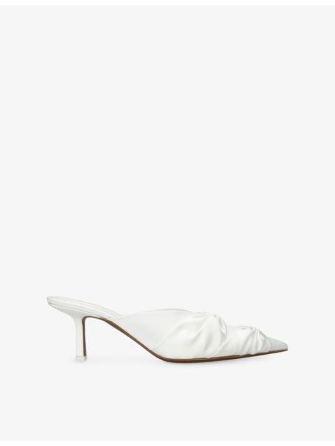 NEOUS Geminga Satin Mules