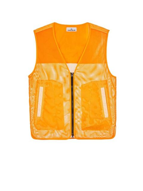 Stone Island 905X5 STONE ISLAND MARINA_ NYLON MESH / RIP STOP PRISMATICO ORANGE