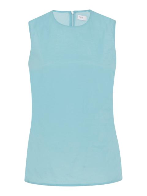 ROSETTA GETTY Organza Tank Top blue