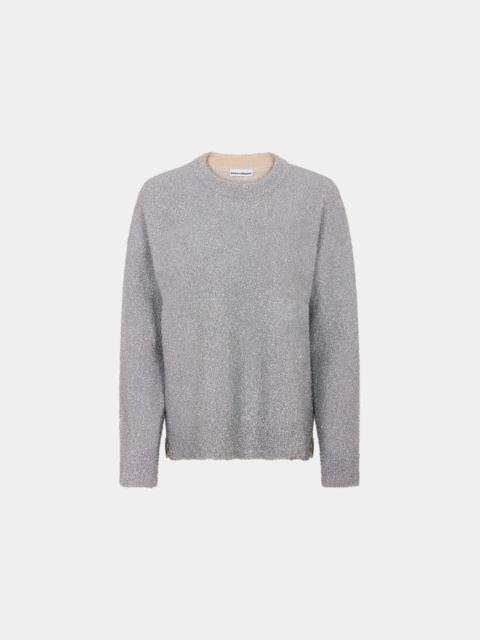 Paco Rabanne SWEATER WITH SILVER METALIZED EFFECT