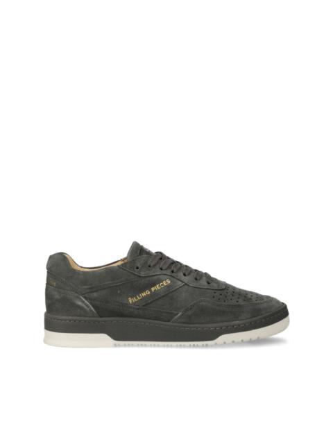 Filling Pieces logo-print suede sneakers