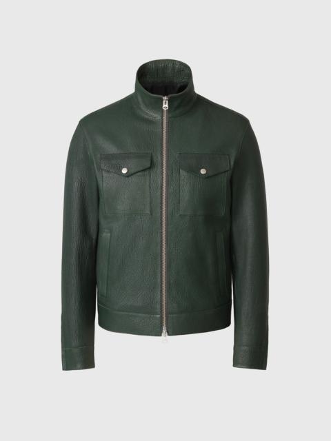 MACKAGE OTTO-PB Pebble leather jacket