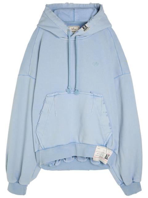 Maison MIHARAYASUHIRO Maison Mihara Yasuhiro Hooded Distressed Cotton Sweatshirt