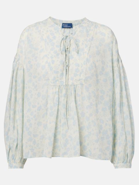 Polo Ralph Lauren Floral cotton blouse