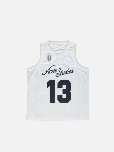 Acne Studios Sports jersey tank top - White