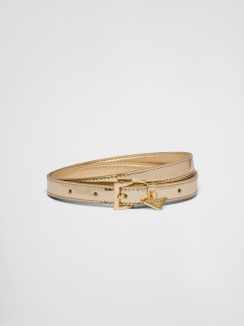 Prada Brushed leather belt