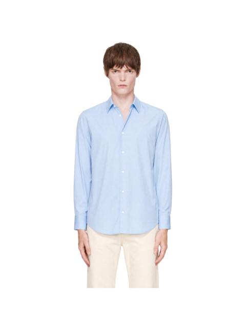 AMI Paris Blue Cotton Ami de Coeur Shirt