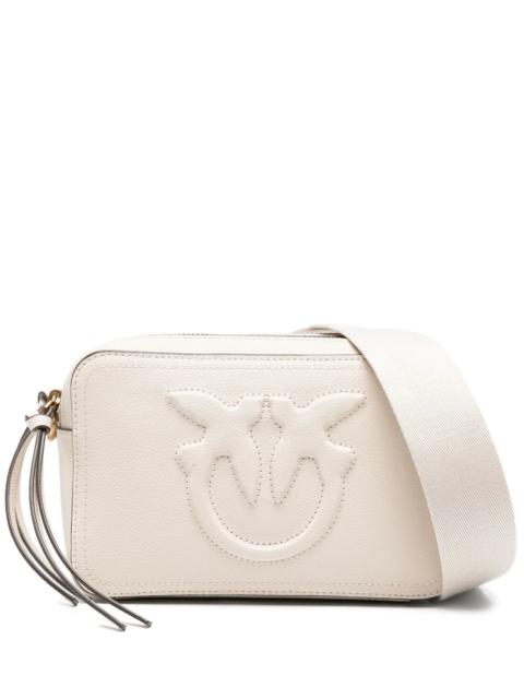 PINKO Pinko Embossed-logo Calf Leather Cross-body Bag