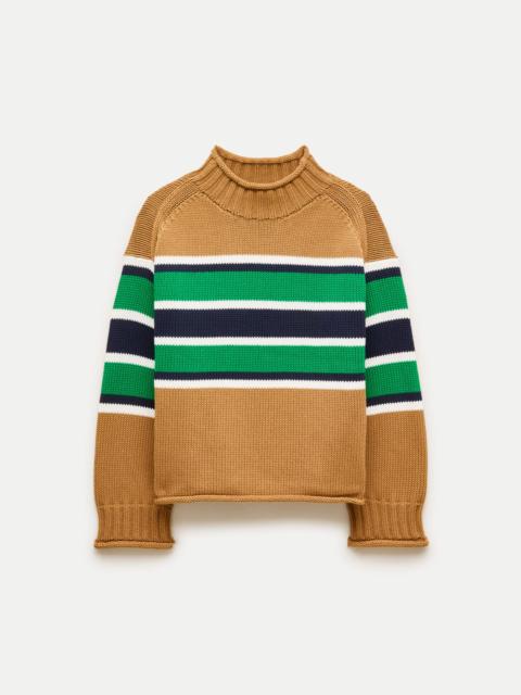 J.CREW 2025 Rollneck™ sweater in placed stripe