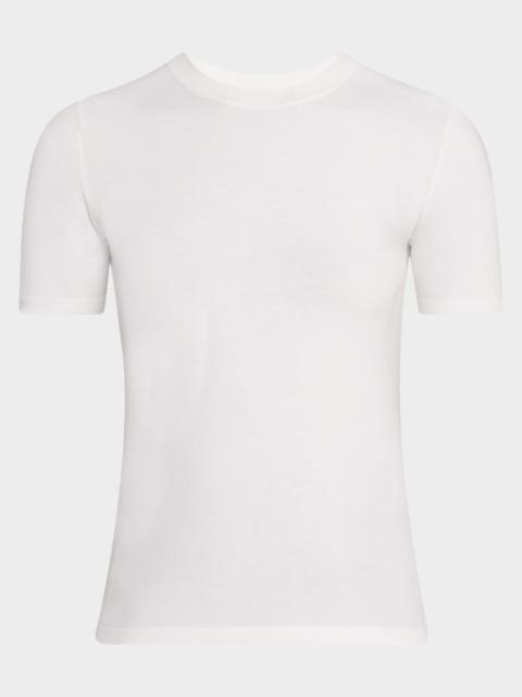 MICHAEL KORS COLLECTION Stretch Viscose Short-Sleeve Sweater