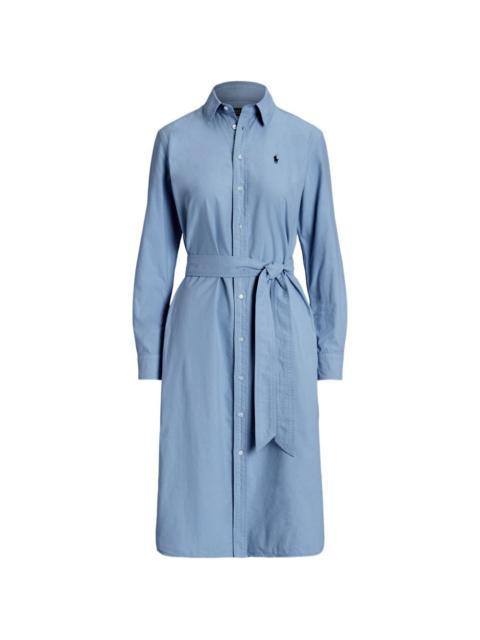 Polo Ralph Lauren buttoned belted midi dress