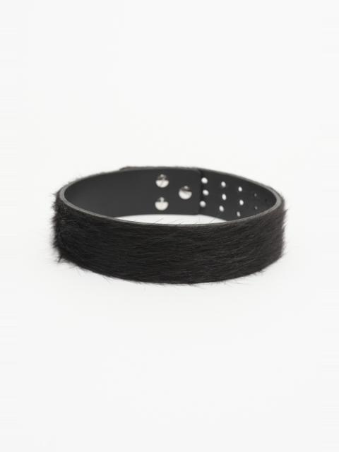 3 cm Choker Black Hair On Hide