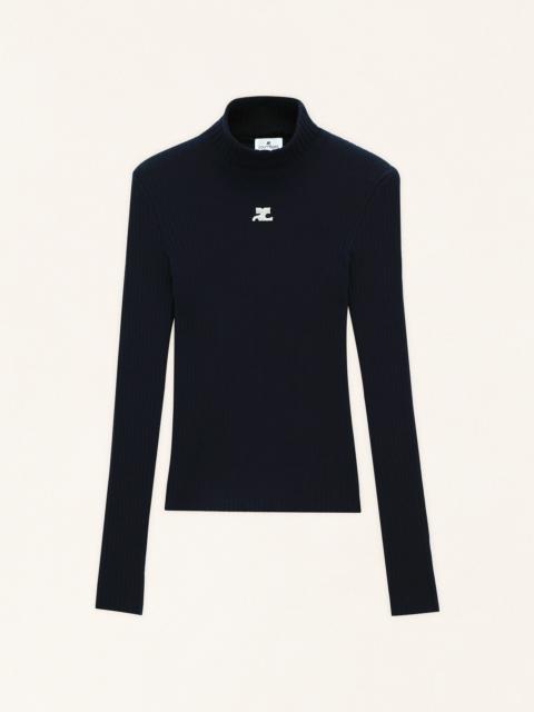 courrèges PULLOVER HIGH NECK REEDITION