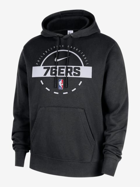 Nike Philadelphia 76ers Club Men's Nike NBA Practice Pullover Hoodie