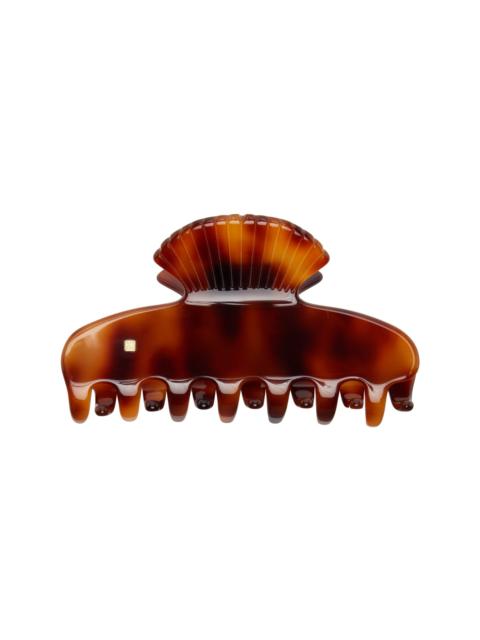 Sophie Buhai Brown Small Fan Shell Claw Clip