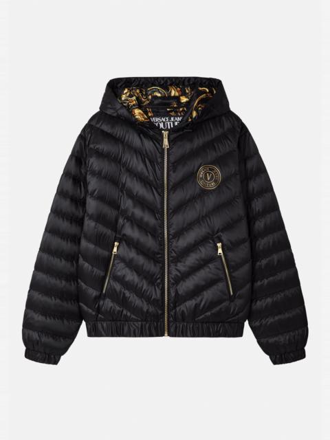 VERSACE JEANS COUTURE V-Emblem Puffer Jacket