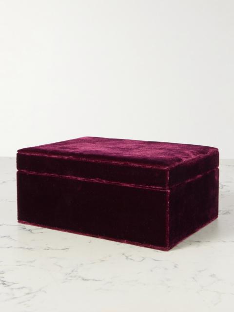 SOPHIE BILLE BRAHE Trésor Grande Velvet Jewelry Box
