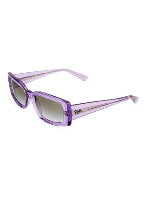 Ray-Ban Women's RB4395 54MM Rectangular Sunglasses - Purple