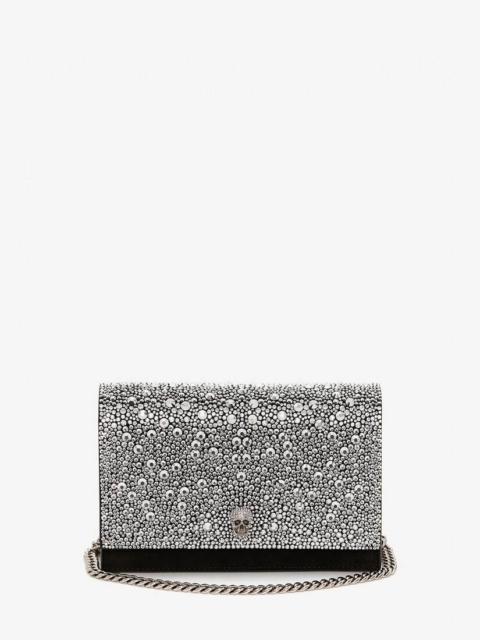 Alexander McQueen Small Skull Bag in Silver