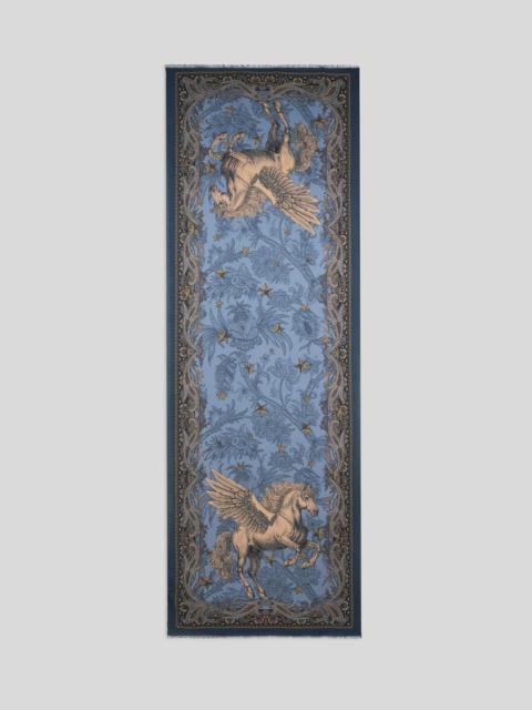 Etro SILK-BLEND SCARF WITH PEGASO