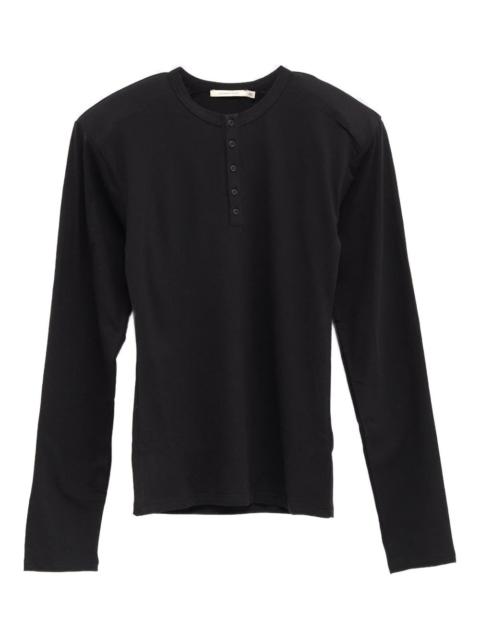 paloma wool Henley-neck knitted top