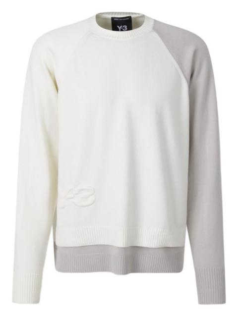Y-3 two-tone sweater