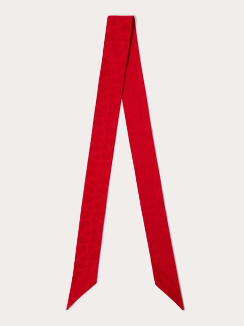 Valentino TOILE ICONOGRAPHE SILK BANDEAU SCARF