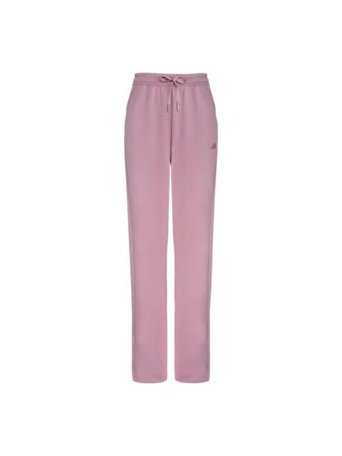 adidas (WMNS) adidas Flared Leg Knit Pant Asia Sizing 'Magic Mauve' KH2706