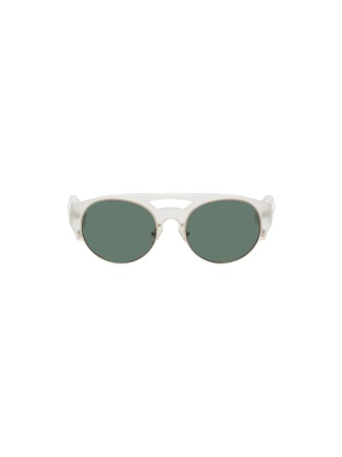 Dries Van Noten White Linda Farrow Edition 152 C5 Sunglasses