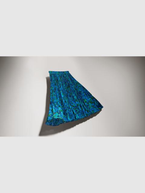 GUCCI Printed silk crêpe de chine midi skirt