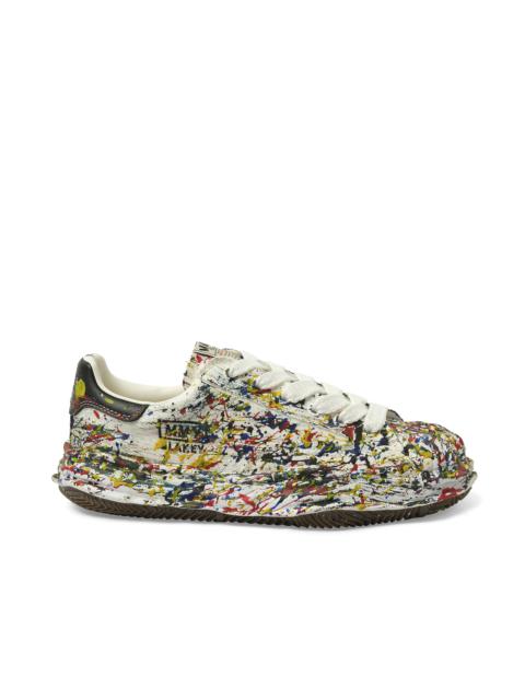 Maison MIHARAYASUHIRO Blakey OG Paint Splatter Sneaker in White