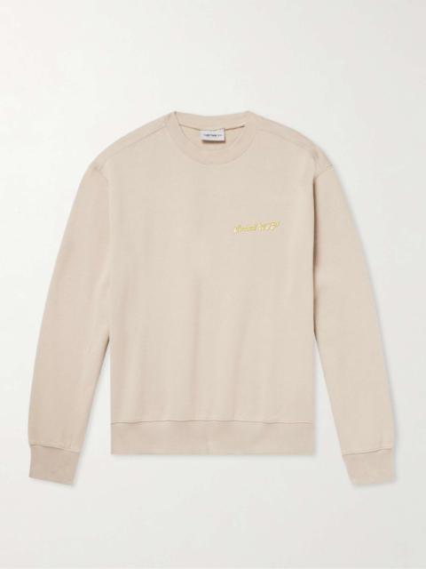 Greatest Flicks Logo-Print Cotton-Jersey Sweatshirt