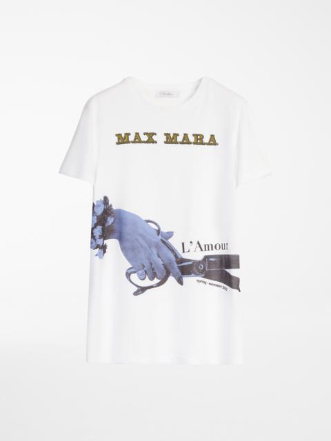 Max Mara VEGGIA Cotton jersey T-shirt