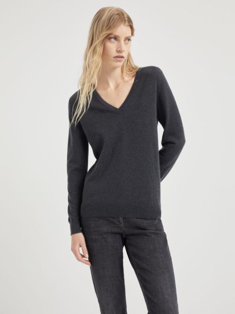 Brunello Cucinelli Cashmere sweater with monili