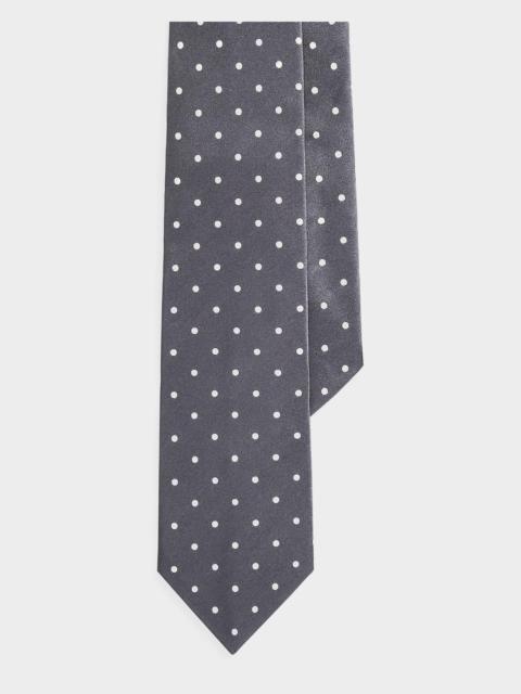 Ralph Lauren Men's Polka Dot Woven Satin Silk Tie