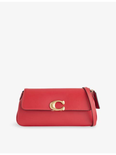 COACH Jet Leather Shoulder Bag