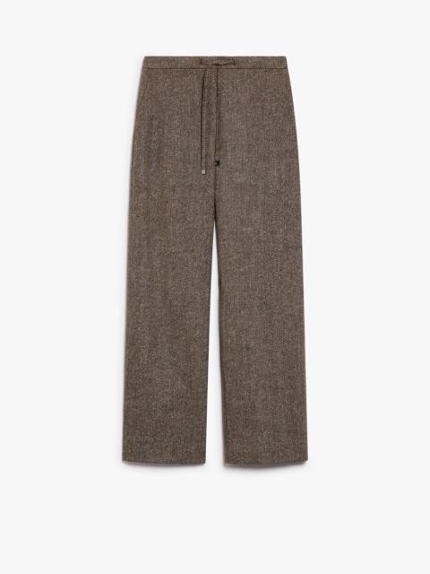 'S Max Mara MINA Wool buttoned jogging trousers