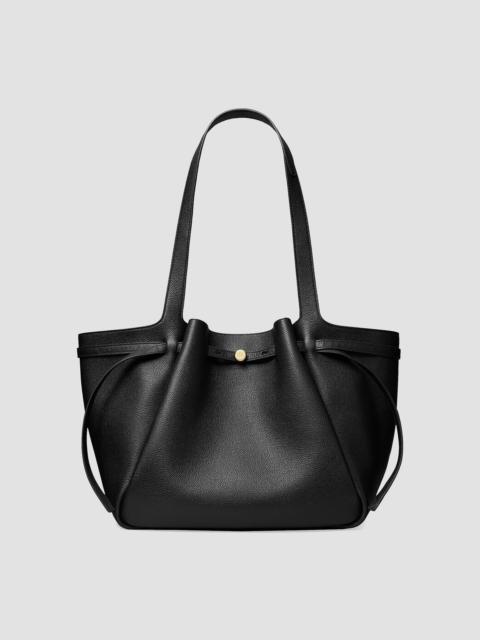 TORY BURCH Women's Romy Pebbled Leather Tote Bag - Black