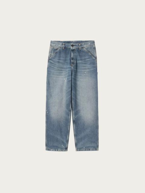 Carhartt WIP OG Single Knee Pant - Blue Destroy/Splatter Wash