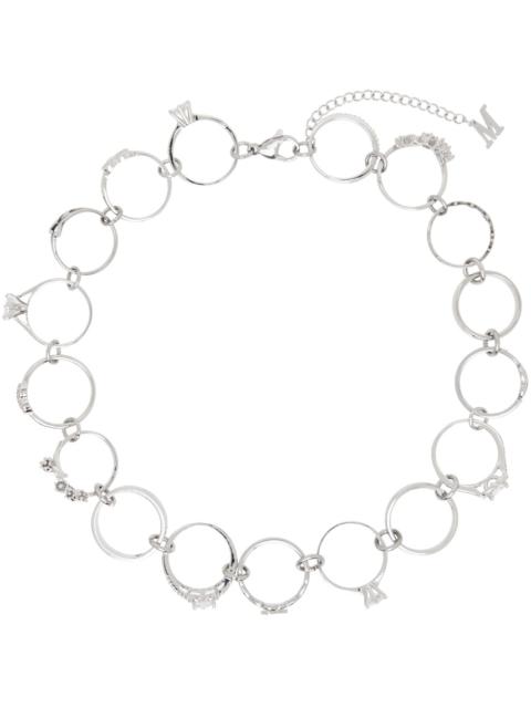 MARLAND BACKUS SSENSE Exclusive Silver Ring Necklace