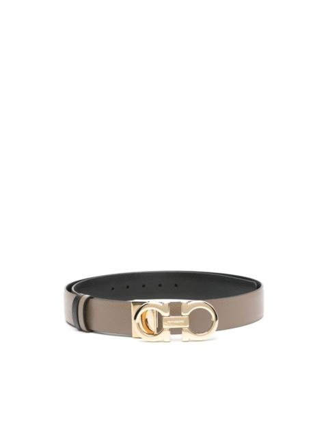 FERRAGAMO Gancini-buckle reversible belt