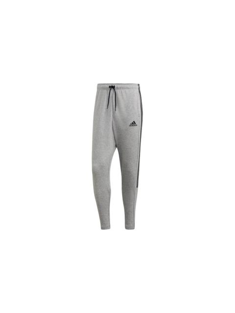adidas Stripe Training Sports Long Pants Gray DQ1443