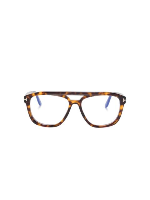 TOM FORD tortoiseshell-effect glasses